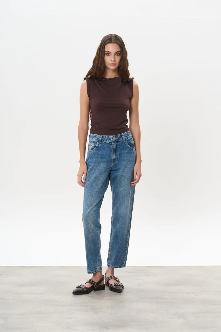 Jean denim mom beneth de Magda en Pantalones para argentina