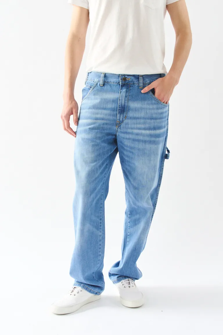 Pantalón de Tela Denim de Corte Relajado para Hombre de Bensimon en Pantalones para argentina
