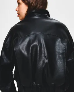 Campera efecto cuero de Bershka en Chaquetas para argentina