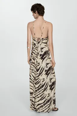 Vestido largo animal print de Mango en Vestidos para argentina
