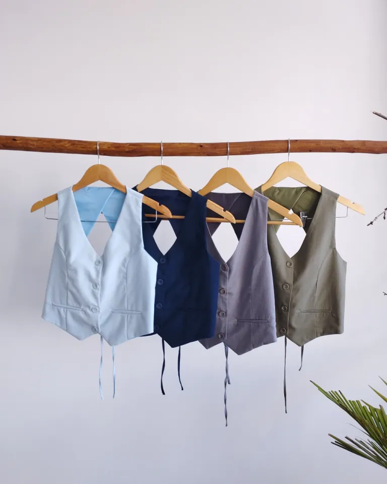 Chaleco de Lino con Diseño Exclusivo en la Espalda - Tallas S, M, L de Lemmon en Chalecos para argentina