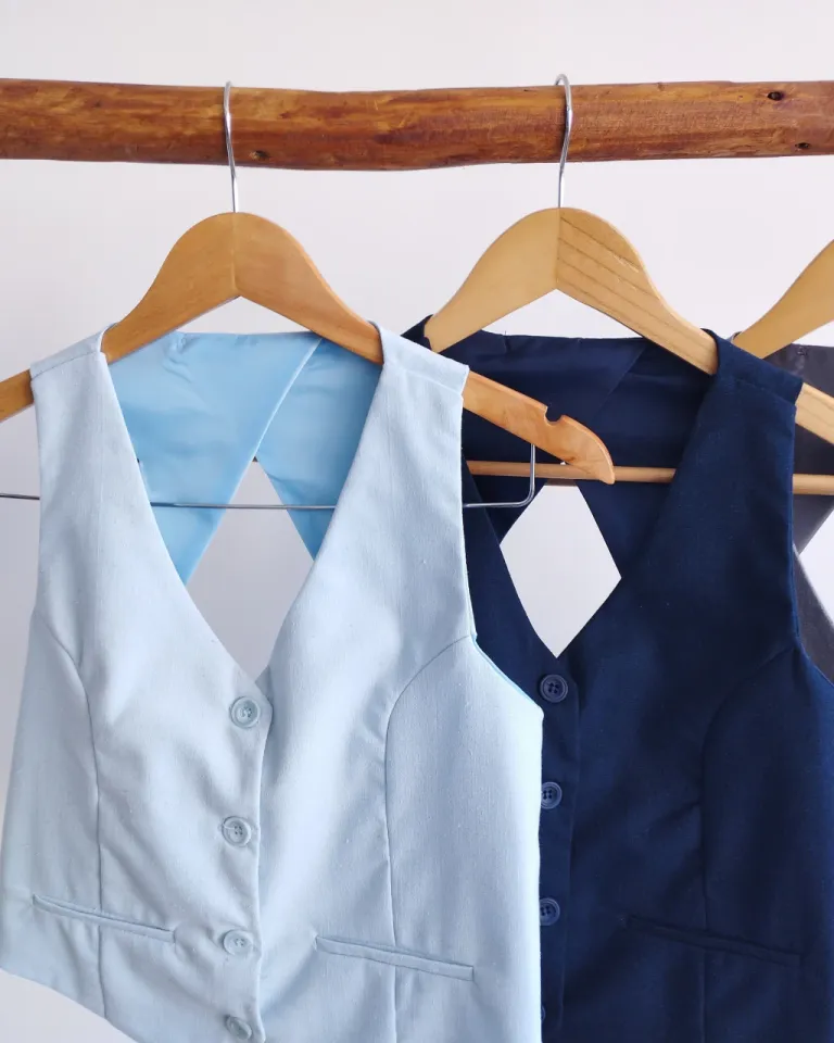 Chaleco de Lino con Diseño Exclusivo en la Espalda - Tallas S, M, L de Lemmon en Chalecos para argentina