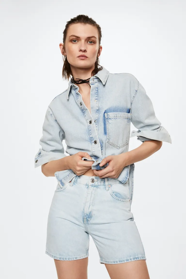 Short jean recto de Mango en Shorts para argentina