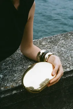 Clutch metálico mano de Mango en Bolsos y Carteras para argentina