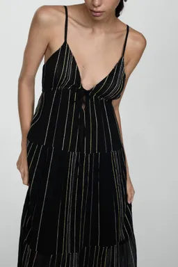 Vestido breteles costuras decorativas de Mango en Vestidos para argentina