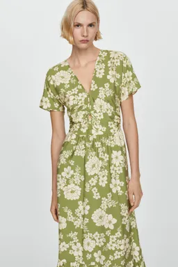 Vestido estampado con abertura de Mango en Vestidos para argentina