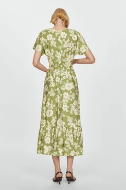 Vestido estampado con abertura de Mango en Vestidos para argentina