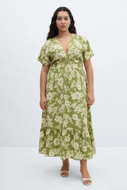 Vestido estampado con abertura de Mango en Vestidos para argentina