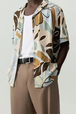 Camisa estilo resort estampada de Lefties en Camisas para argentina