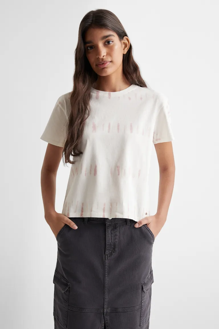 Remera tiedye manga corta de Mango Teen en Remeras para argentina