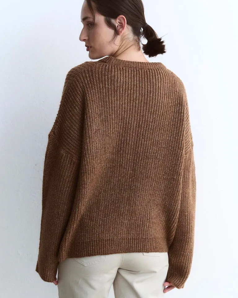 Elegante Sweater Oversize Estilo en Tono Chocolatado para Mujer de Sky en Buzos y Sweaters para argentina