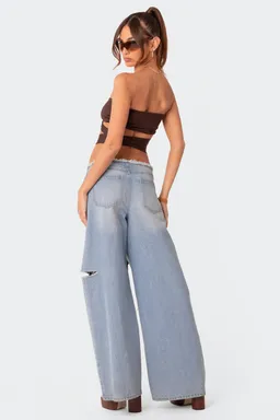 Bandeau wyatt con lazos de Edikted en Tops para argentina