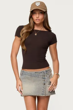 Top becca cuello barco de Edikted en Tops para argentina