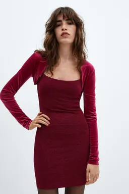 Cárdigan terciopelo de Mango en Vestidos para argentina
