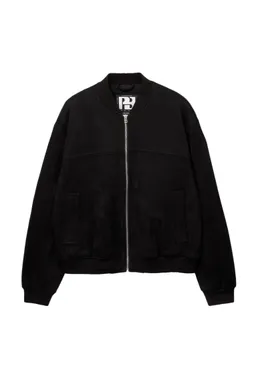 Campera bomber gamuza sintética de Pull&Bear en Abrigos y Camperas para argentina