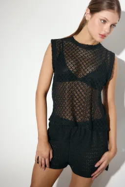 Musculosa pampita tejida de Audaz en Tops para argentina