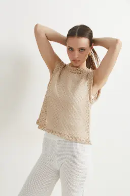 Musculosa pampita tejida de Audaz en Tops para argentina
