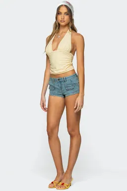 Top halter ojalillos halliday de Edikted en Tops para argentina