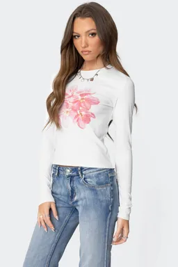Remera manga larga blossom de Edikted en Remeras para argentina