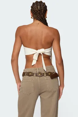 Top pañuelo tachas flecos de Edikted en Tops para argentina