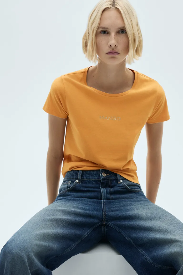 Remera algodón logo de Mango en Remeras para argentina