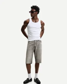 Bermuda denim corte amplio de Bershka en Bermudas y Shorts para argentina
