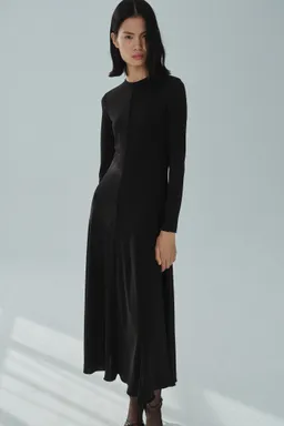 Vestido largo punto evasé de Mango en Vestidos para argentina