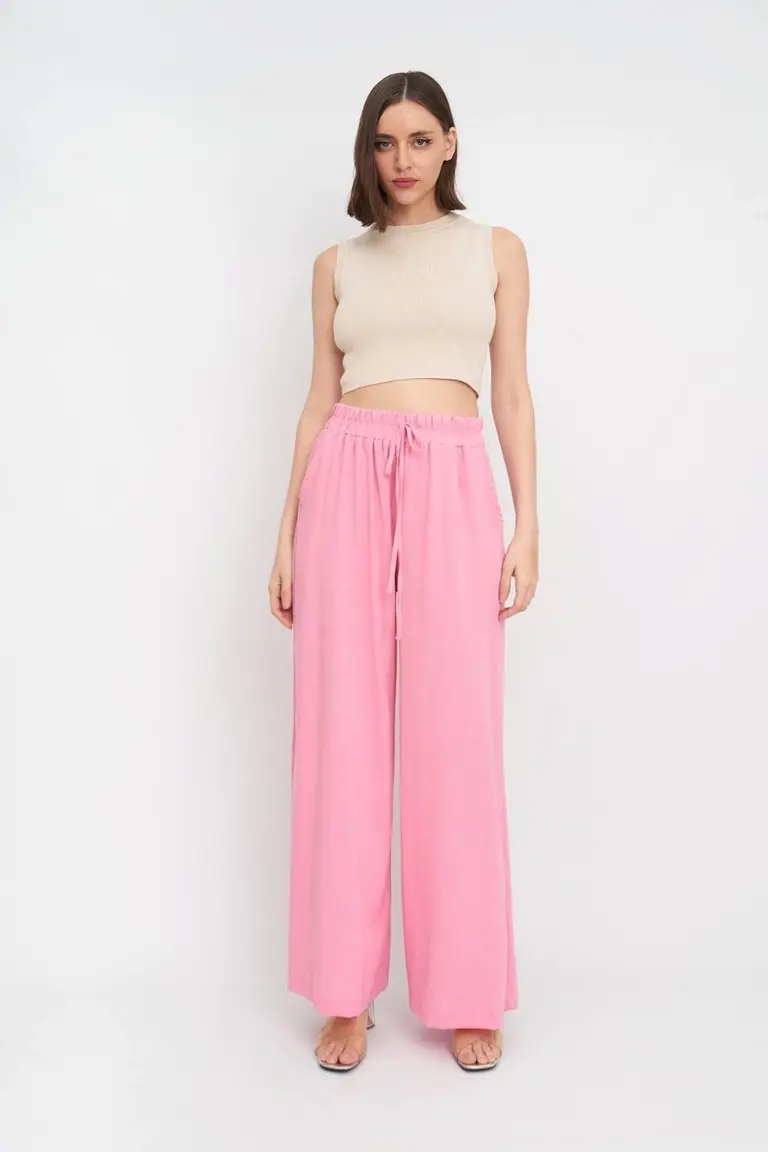 Pantalón palazzo vaporoso de Hesed en Pantalones para argentina