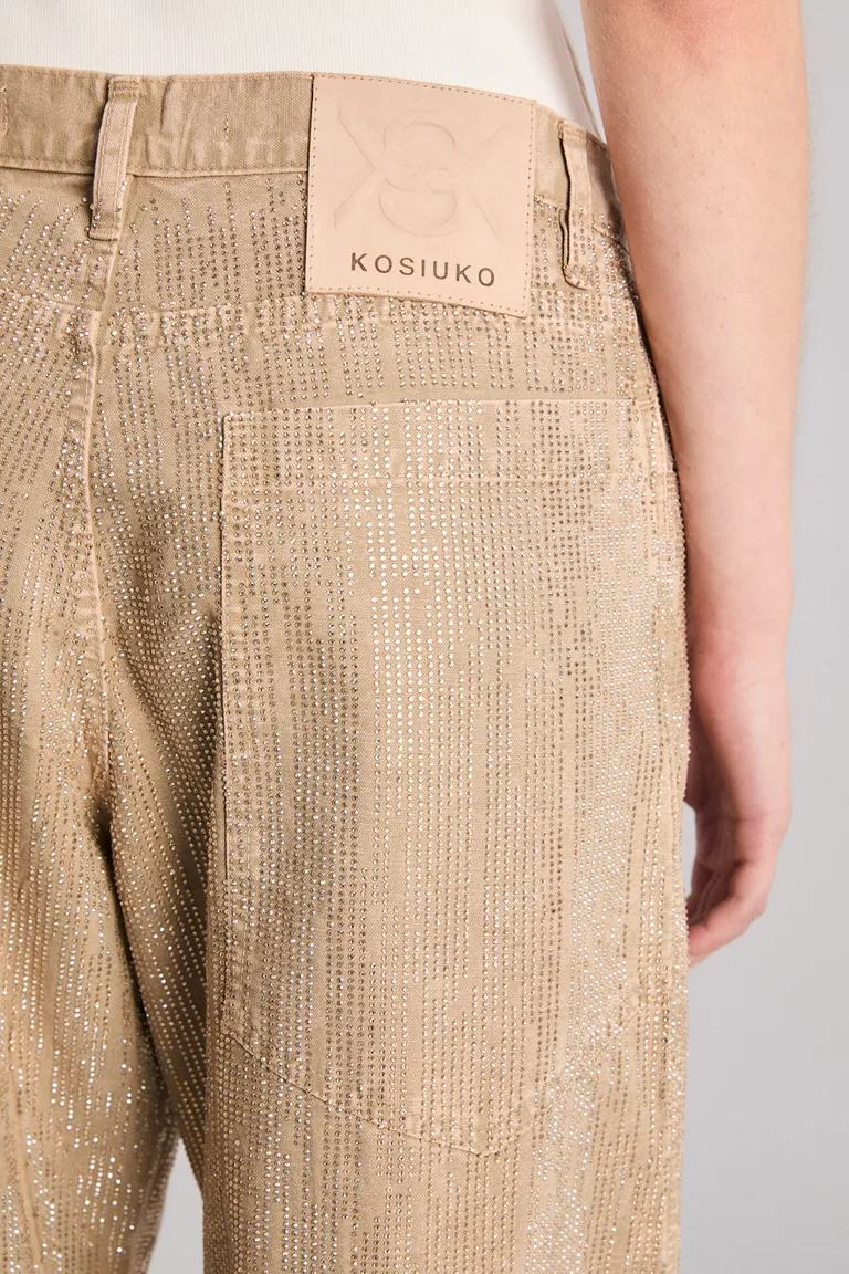 Pantalón de edición limitada en algodón con detalles personalizados de Kosiuko en Pantalones para argentina