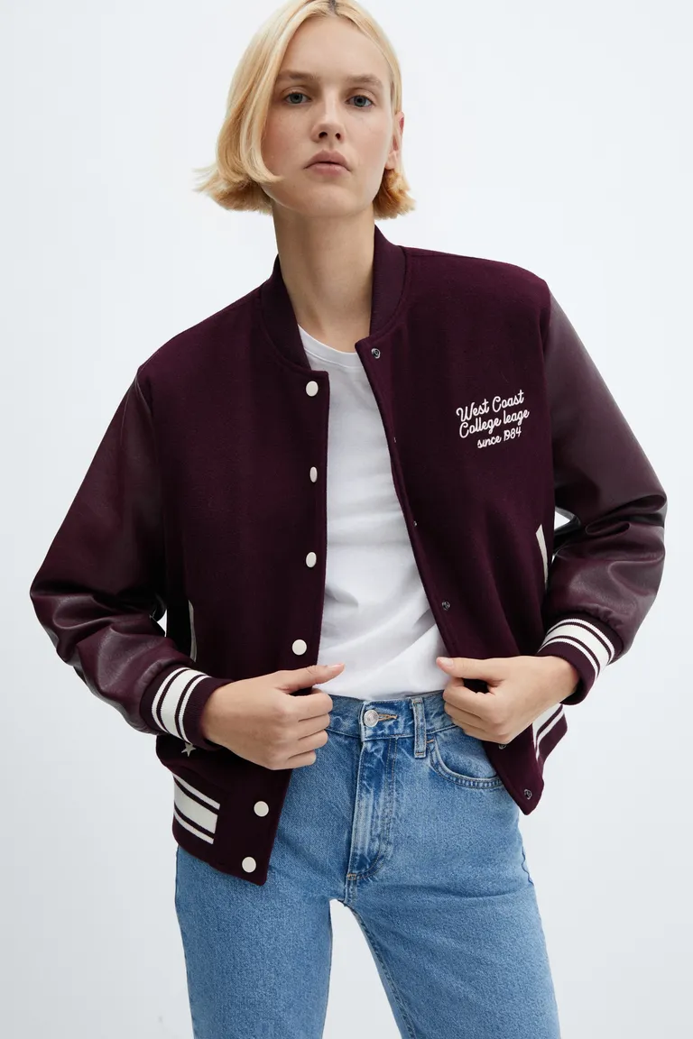 Bomber lana de Mango en Chaquetas para argentina