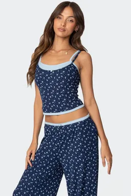Musculosa capas estampado floral de Edikted en Tops para argentina