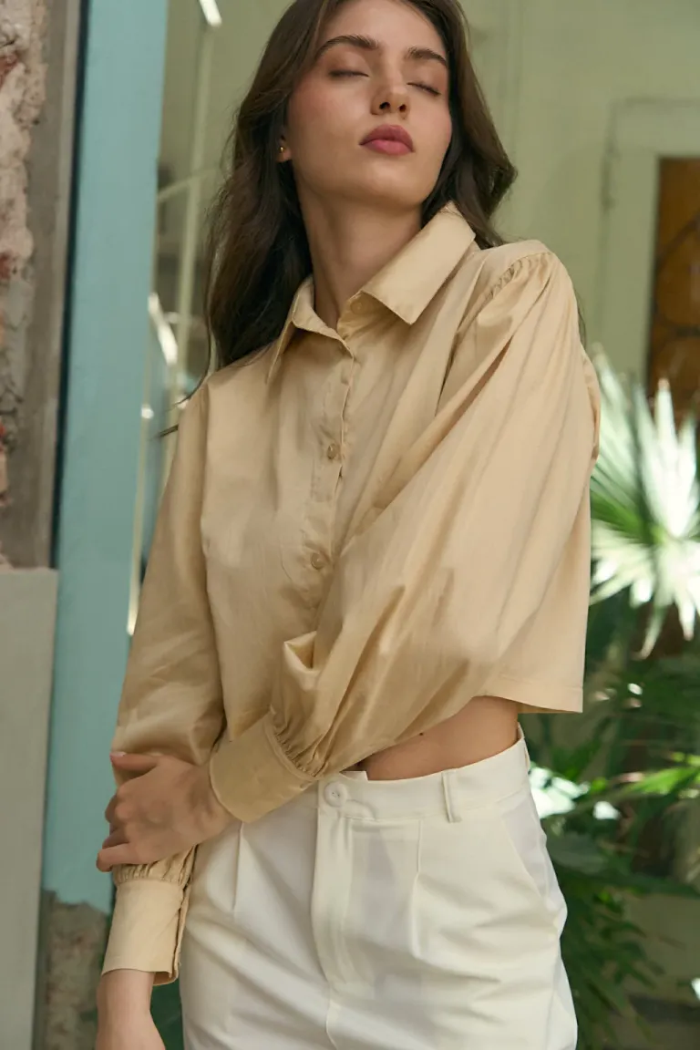 Camisa Manga Frunce de Lemmon en Camisas para argentina