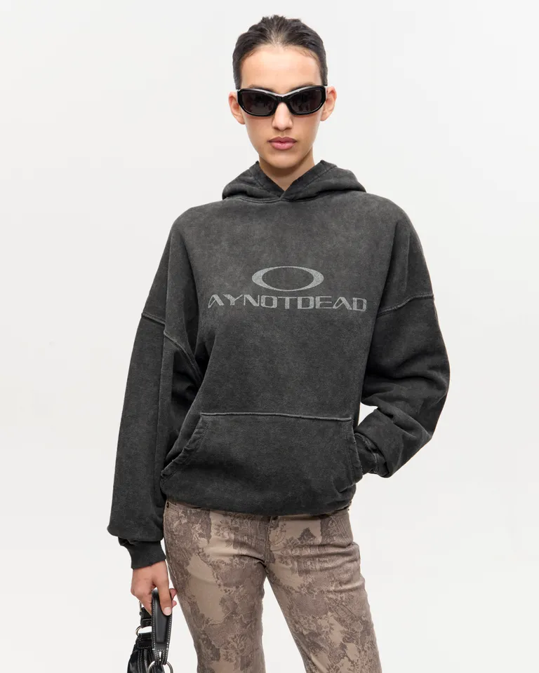 Buzo con capucha y bolsillo canguro en estilo oversized y acabado gastado de Ay Not Dead en Buzos y Sweaters para argentina