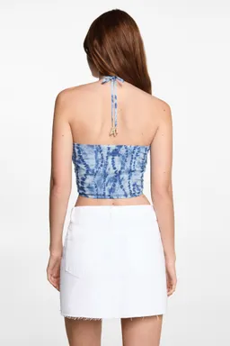 Top crop estampado de Mango Teen en Tops para argentina
