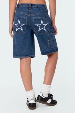 Bermudas denim stargirl de Edikted en Shorts para argentina