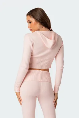 Cárdigan con capucha tejido desiree de Edikted en Buzos y Sweaters para argentina