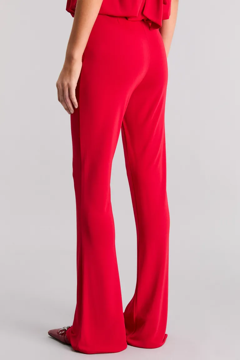 Pantalón nightout tipo calza de corte slim y botamanga ancha de Kosiuko en Pantalones para argentina