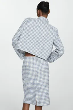 Falda midi tweed de Mango en Faldas para argentina