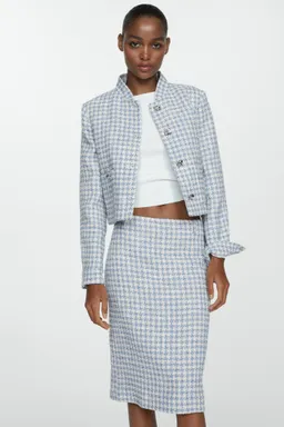Falda midi tweed de Mango en Faldas para argentina