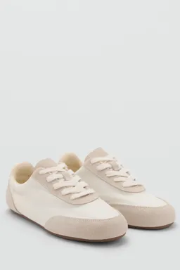 Zapatillas deportivas serraje cordones de Mango en Zapatillas para argentina