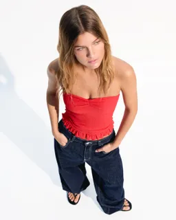 Top bandeau con textura de Bershka en Tops para argentina