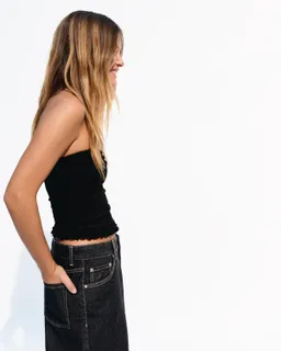 Top bandeau con textura de Bershka en Tops para argentina