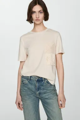 Remera detalle crochet de Mango en Remeras para argentina