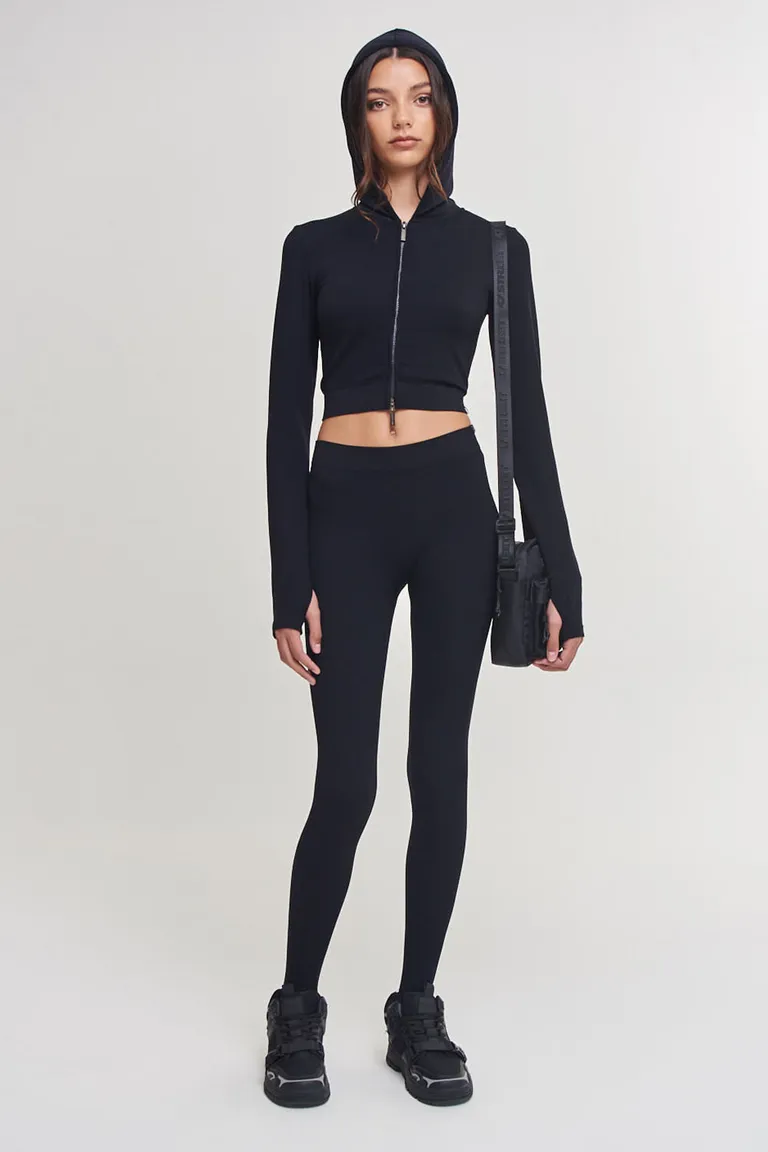 Pantalones negros de corte ajustado y cintura alta para mujer de 47 Street en Pantalones para argentina