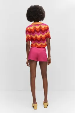 Shorts rectos tiro alto de Mango en Shorts para argentina