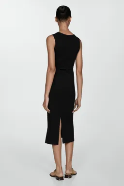 Vestido canalé con botones de Mango en Vestidos para argentina
