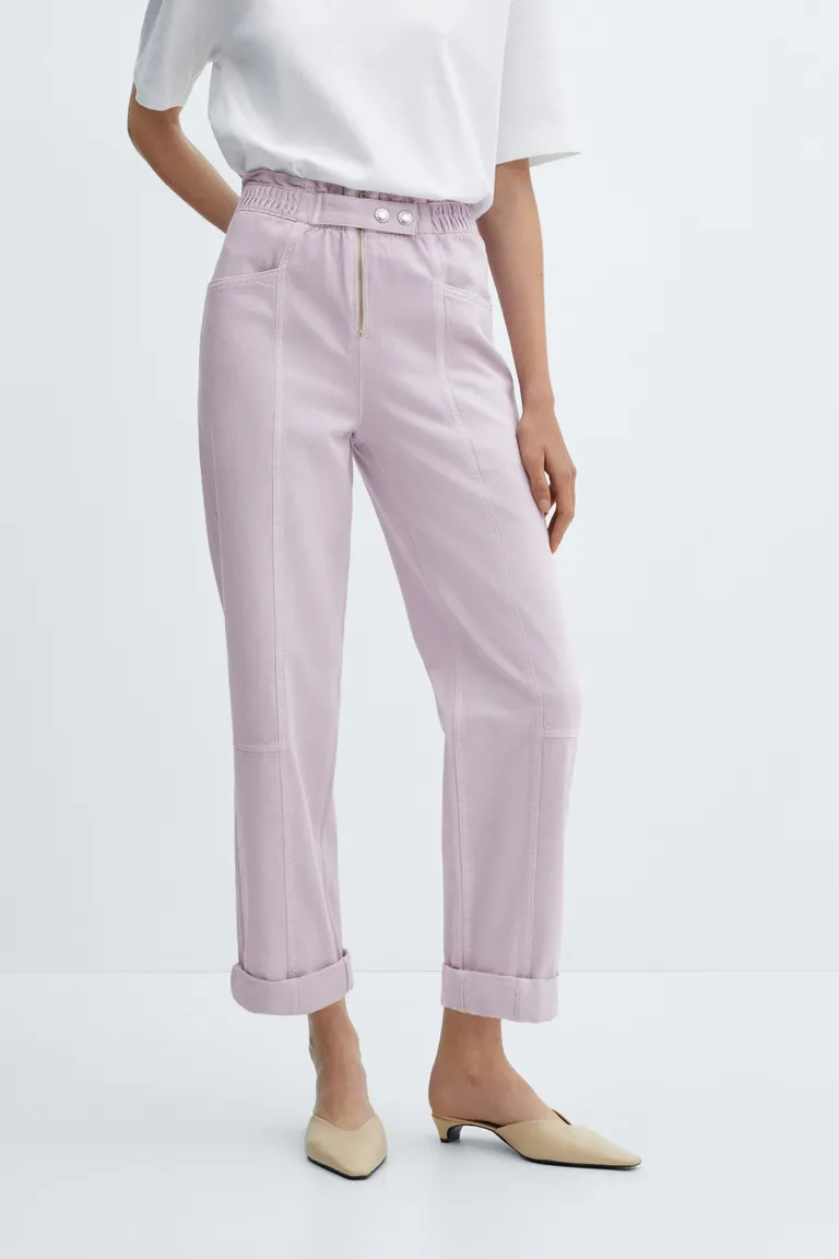 Jeans slouchy cintura elástica de Mango en Pantalones para argentina