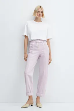 Jeans slouchy cintura elástica de Mango en Pantalones para argentina