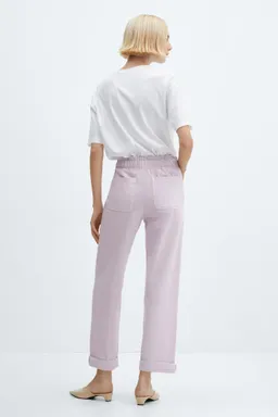 Jeans slouchy cintura elástica de Mango en Pantalones para argentina