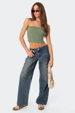 Jeans serena tiro bajo de Edikted en Pantalones para argentina